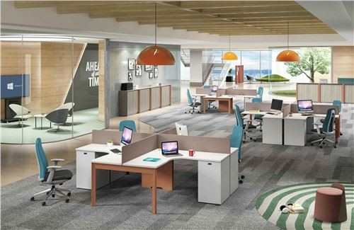 L자형 새로운 디자인 워크스테이션